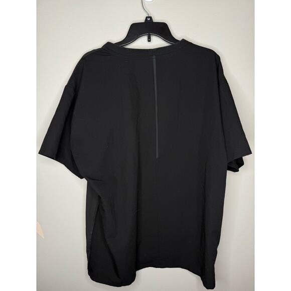 Figs Men’s Black Medical Field Massage Workwear Scrub Top Size XL - Picture 3 of 5